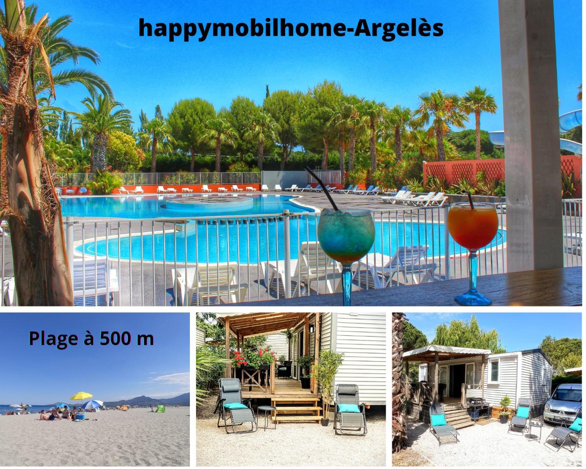 Happymobilhome Argeles-Sur-Mer -Plage A 500M- Camping 4 Etoiles Del Mar Bagian luar foto